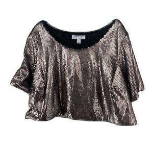 Ashley Neil Tipton Boutique 1X Sequined Crop Top